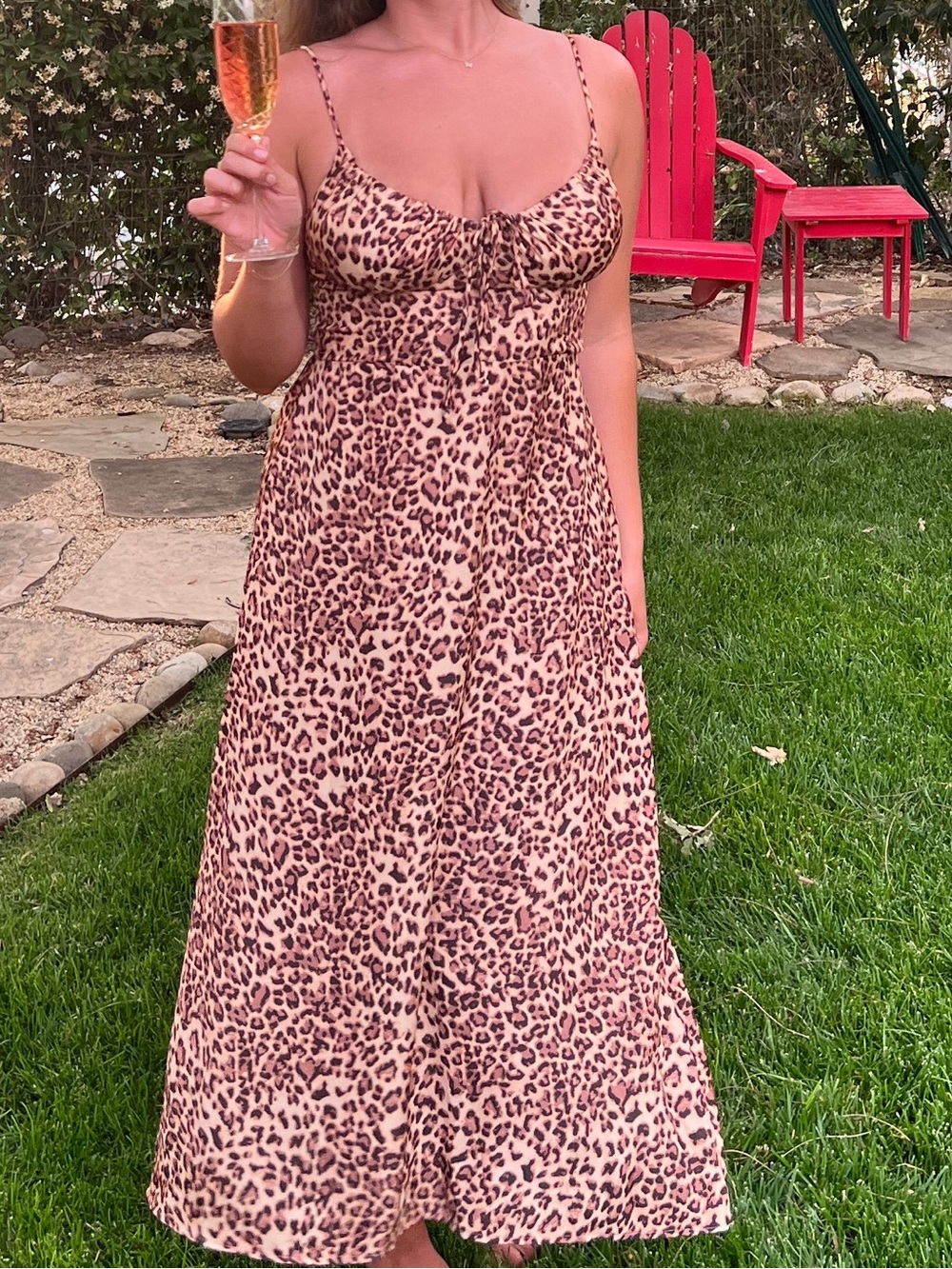 Resa Leopard Print Maxi Dress